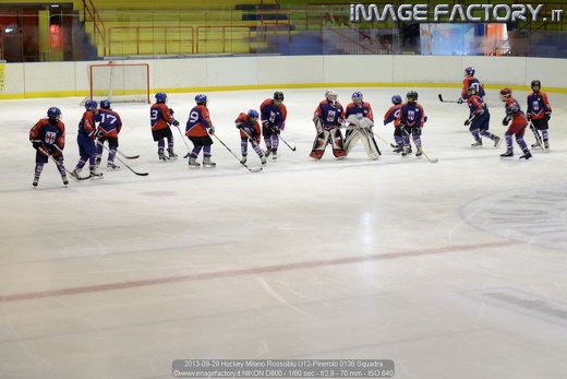 2013-09-29 Hockey Milano Rossoblu U12-Pinerolo 0136 Squadra